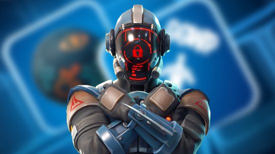 An image of the Foundation skin and Fortnite Global Accessibility Awareness Day cosmetics