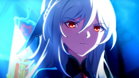 Honkai Star Rail Jingliu animated short a flash: an image of the character from the turn-based RPG