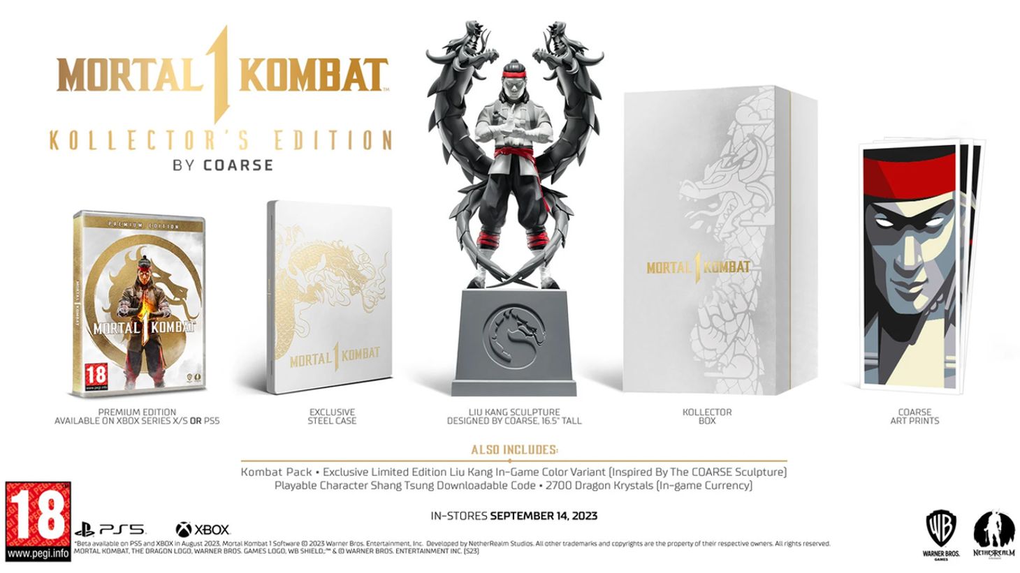 Mortal Kombat 1 Pre-order: The Kollector's Edition can be seen