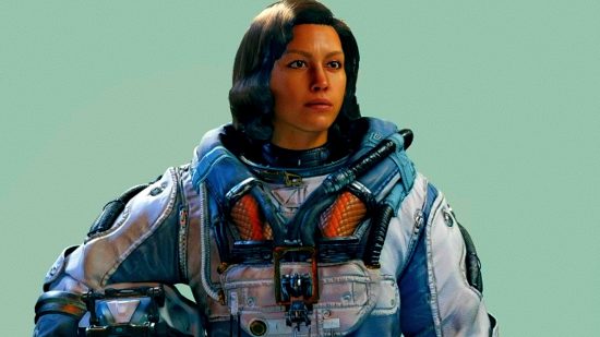 Starfield ship name tribute Alex Hay: an image of an astronaut from the sci-fi RPG