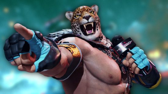 Tekken 8 Characters: King can be seen holding a microphone