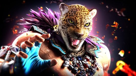 Tekken 8 Characters: King can be seen with an ornate necklace