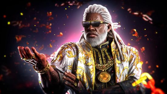 Tekken 8 Characters: Leroy can be seen in an ornate outfit