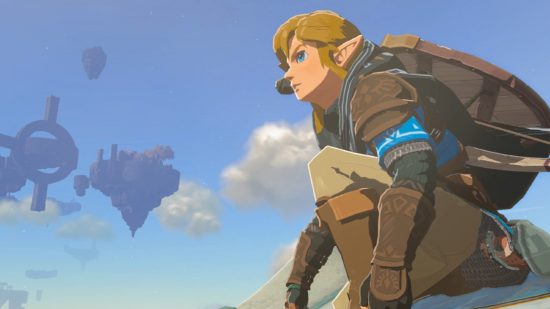 The Legend of Zelda Tears of the Kingdom Early Access: Link can be seen