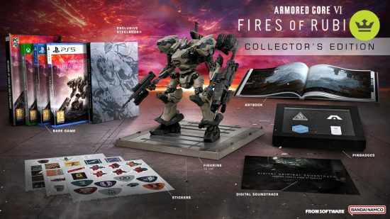 Armored Core 6 preorders Collector's Edition: an image of the edition 