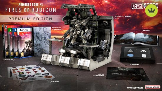 Armored Core 6 preorders Premium Edition: an image of the edition