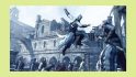 Assassin's Creed Mirage AC1 filter: Altair leaping from a rooftop in the 2007 RPG
