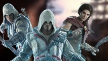 Assassin's Creed Nexus PSVR 2: Ezio, Conor, and Cassandra in Assassin's Creed Nexus