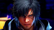 Final Fantasy 16 EXP farm: an image of Clive looking angry for the PS5 RPG