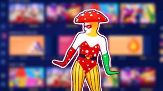 Just Dance 2024 PS5: A character can be seen