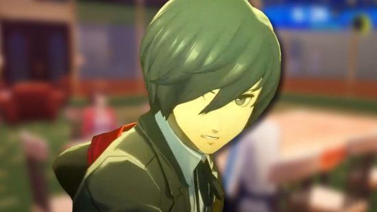 Persona 3 Reload game pass: Character from Persona 3 Reload in front of a blurred background