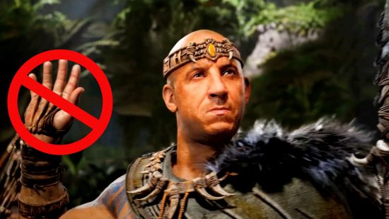 Xbox Games Showcase June no movies CGI trailers: an image of Vin Diesel in the Ark 2 reveal trailer