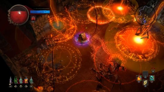 Games like Diablo: an in-game screenshot from Path of Exile