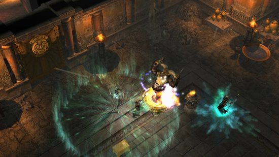 Games like Diablo: An in-game screenshot from Titan Quest