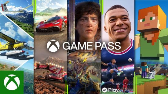 Best gaming cloud services: Xbox Game Pass. Image shows various characters from games included on Game Pass.