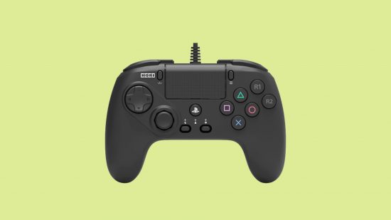 Best PS4 controllers: Hori Fighting Commander Octa. Image shows a controller on a plain background.