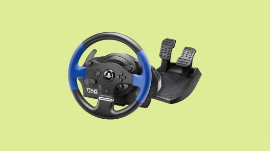 Best PS4 controllers: the Thrustmaster T150 RS Racing Wheel.