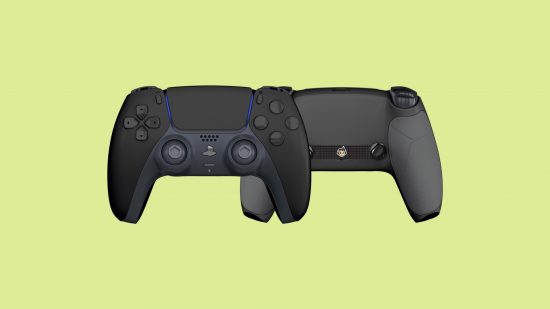 Best PS5 controllers: the TCP Pro seen from the front and behind.