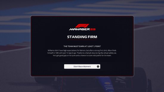 F1 Manager 2023 review: a race moments mission from the management sim