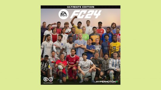 FC 24 Ultimate Edition cover athlete: art of the game's cover