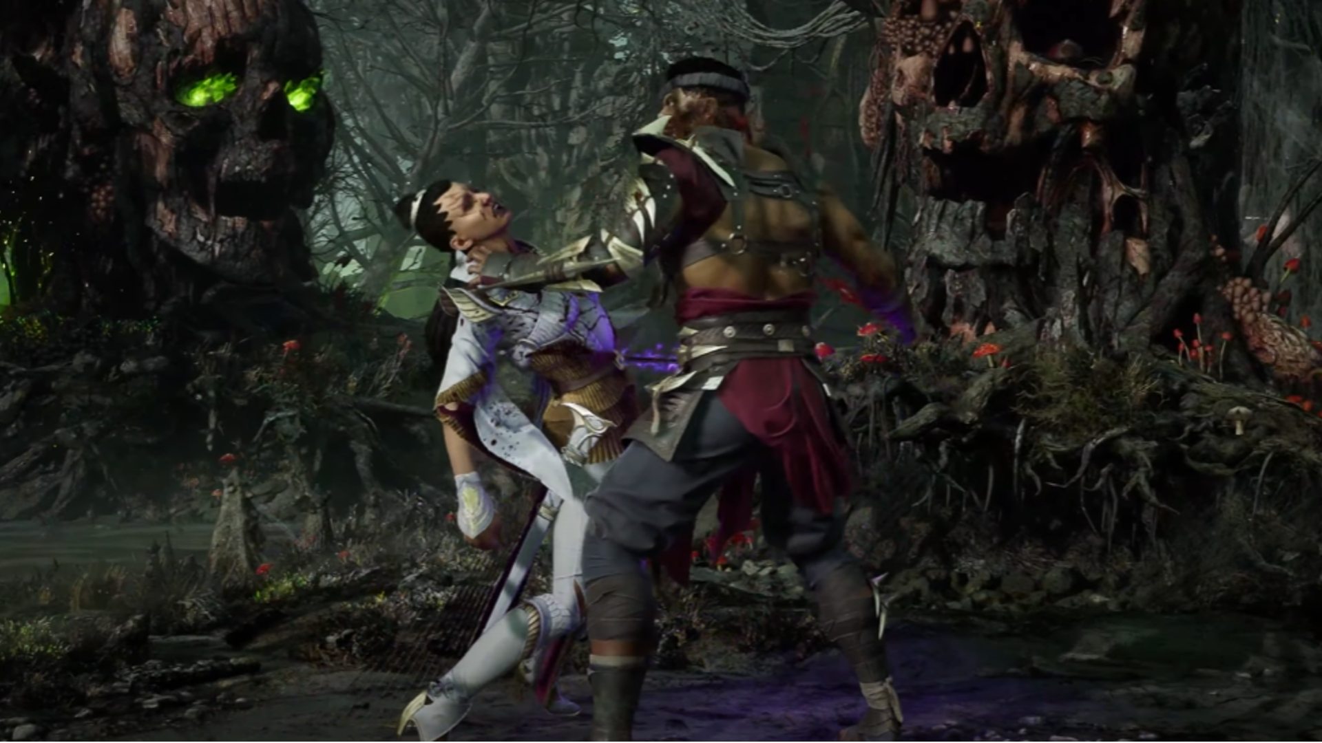 Mortal Kombat 1 Characters: Havik can be seen fighting Ashrah