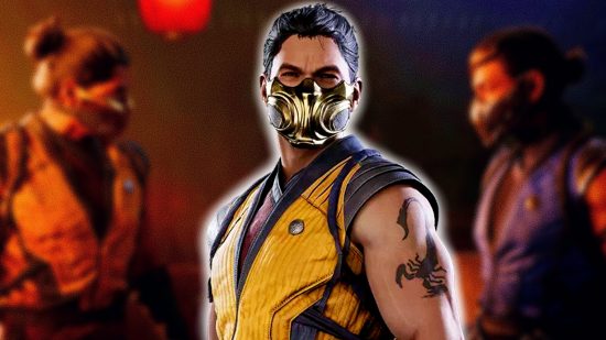 Mortal Kombat 1 Scorpion Kuai Liang: an image of the character from the fighting game