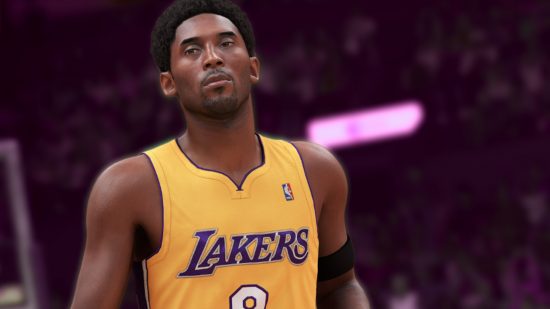 NBA 2K24 locker codes: Kobe Bryant in NBA 2K24 gameplay screenshot