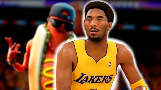 NBA 2K24 MyCAREER quests: an image of Kobe and The Brat from Fortnite
