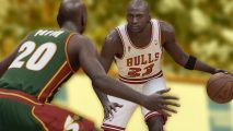 NBA 2K24 VC: Michael Jordan dribbling in NBA 2K23