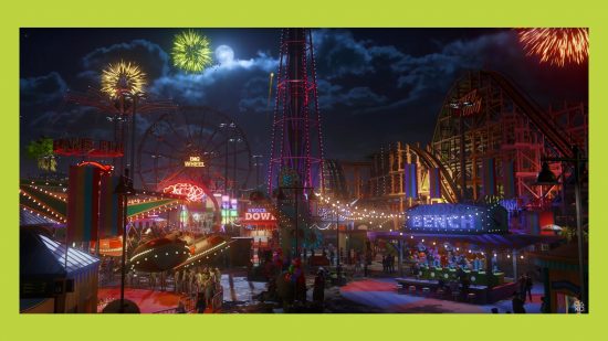 Spider-Man 2 big wheel cameo: an image of Coney Island from the Spider-Man trailer