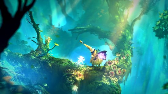 Xbox Game Pass Core games: Ori and the Will of the Wisps forest level