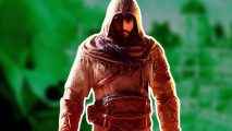 Assassin's Creed Mirage costumes: an image of Basim in front of a green background