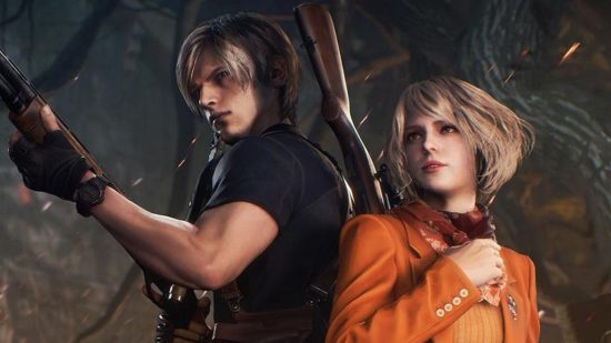 Best Horror Games: Ashely and Leon can be seen in Resident Evil 4 Remake