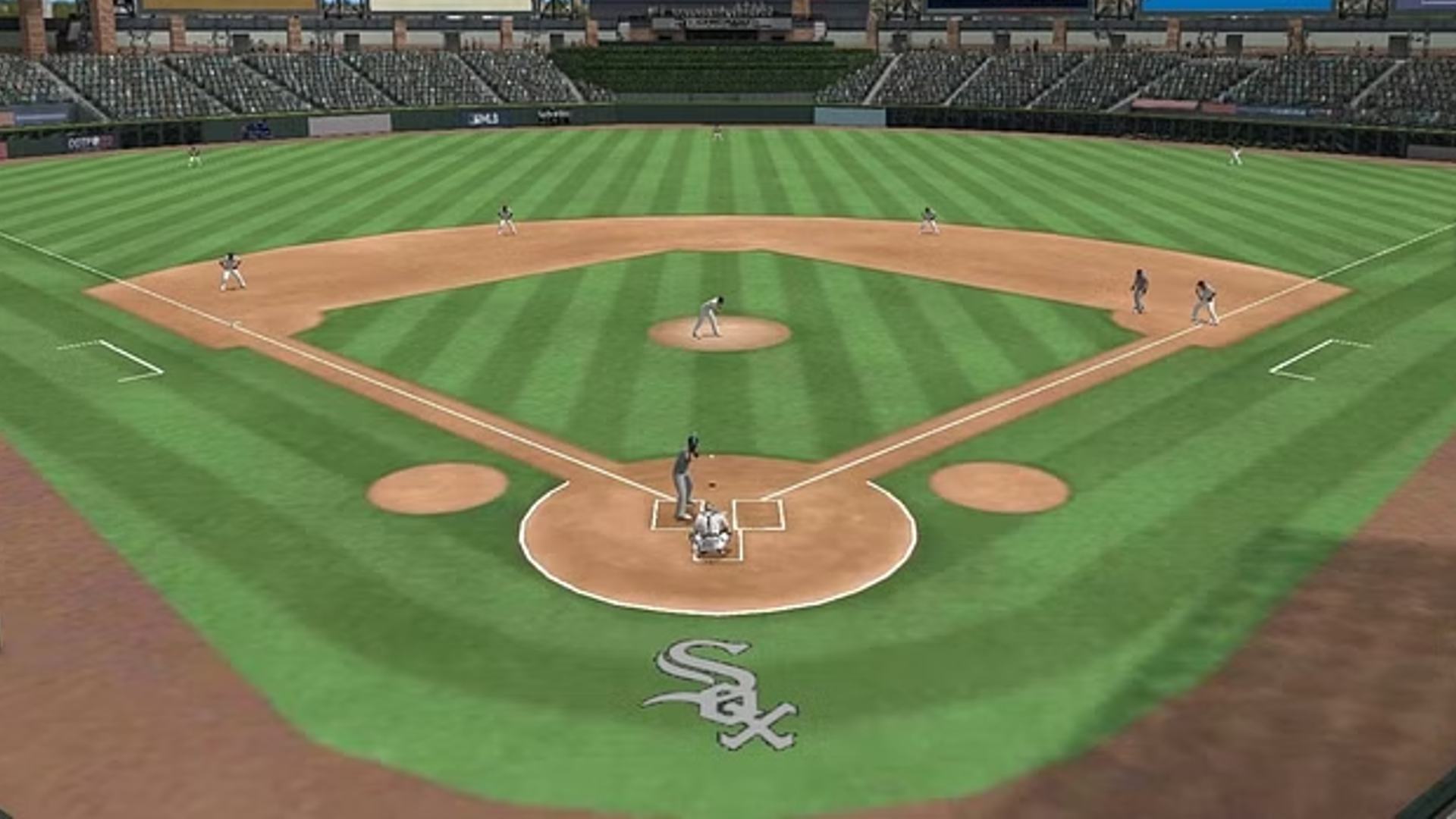 Melhores jogos esportivos: um campo de beisebol pode ser visto