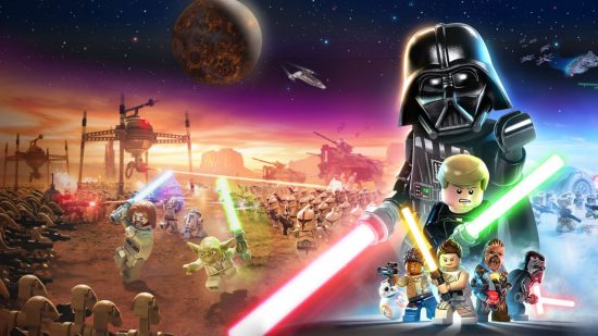 Best Star Wars Games: Darth Vader and other characters can be seen with lightsabers
