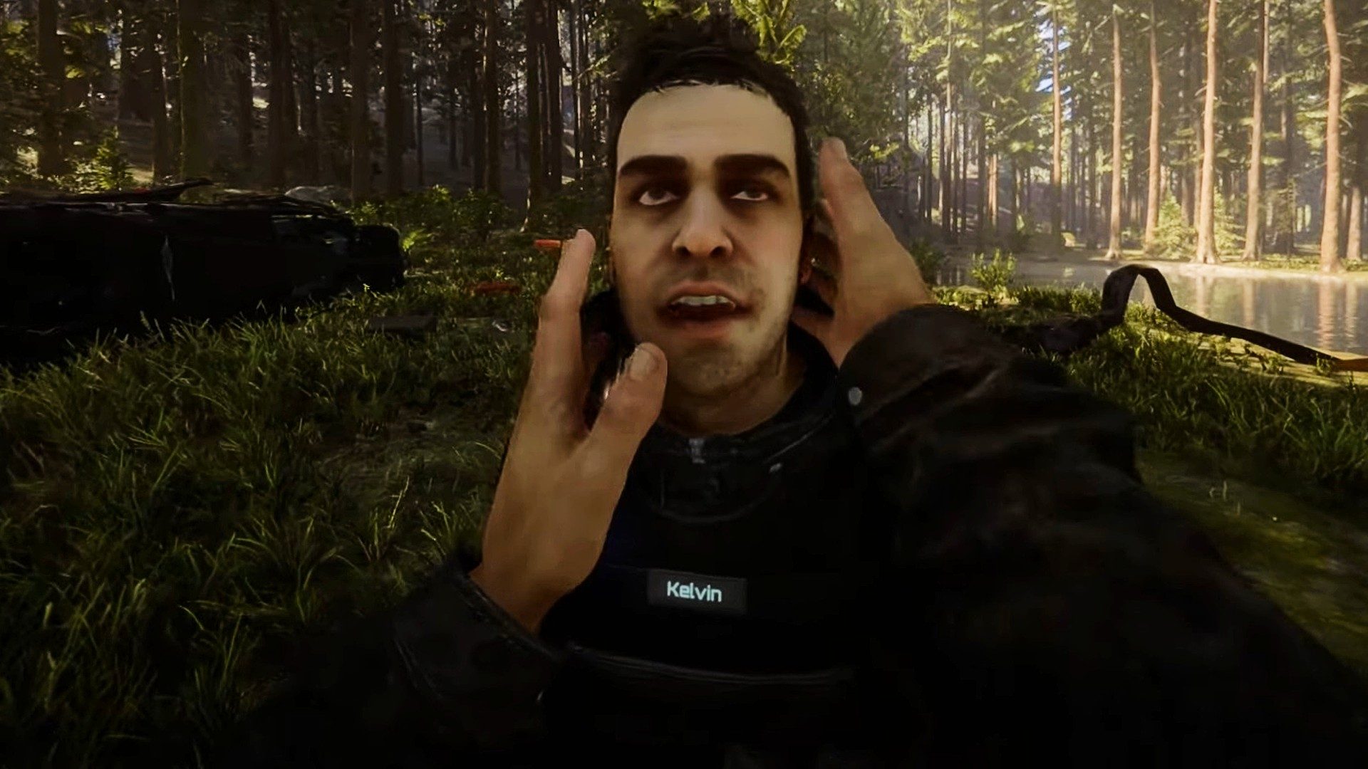 Най -добри игри за оцеляване: Играч може да бъде видян да пробива шията на NPC