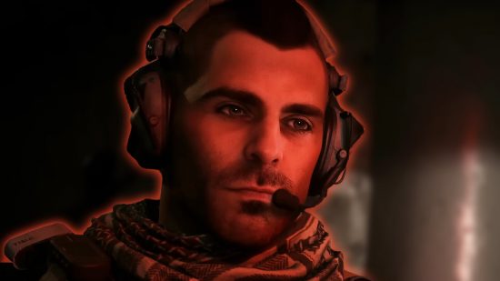 Call of Duty MW3 missions: a young man with dark shaved hair wearing a headset