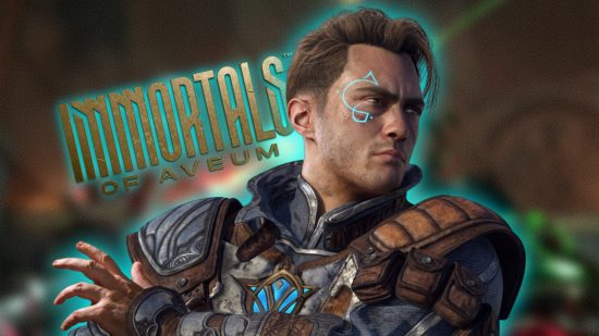 Immortals of Aveum Review PS5: Jak can be seen alongside the Immortals of Aveum logo