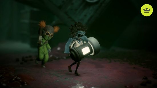 Little Nightmares 3 release date: Low and Alone navigating bugs with a light source