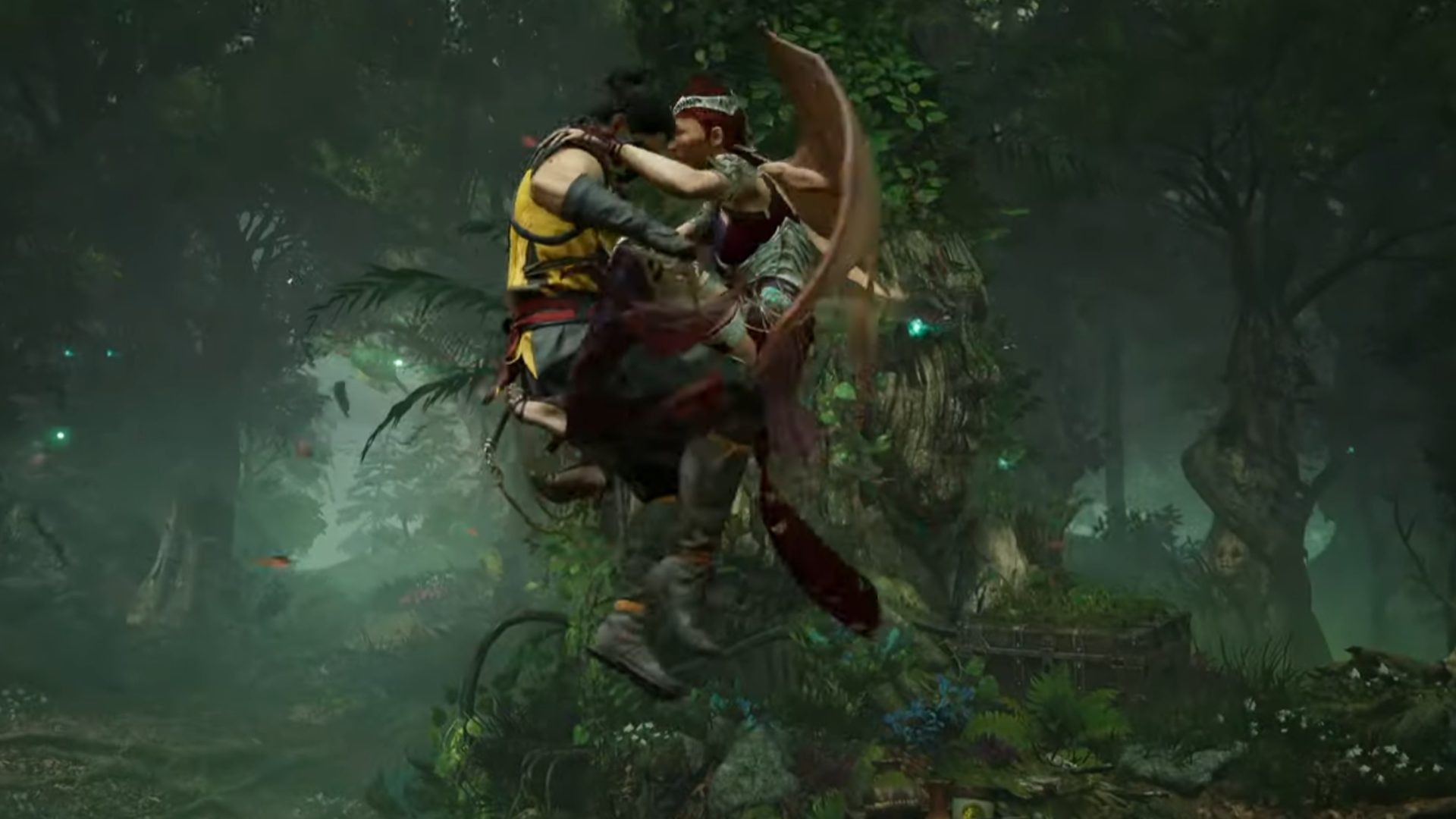 Mortal Kombat 1 characters: Nitara can be seen grabbing someone in the air