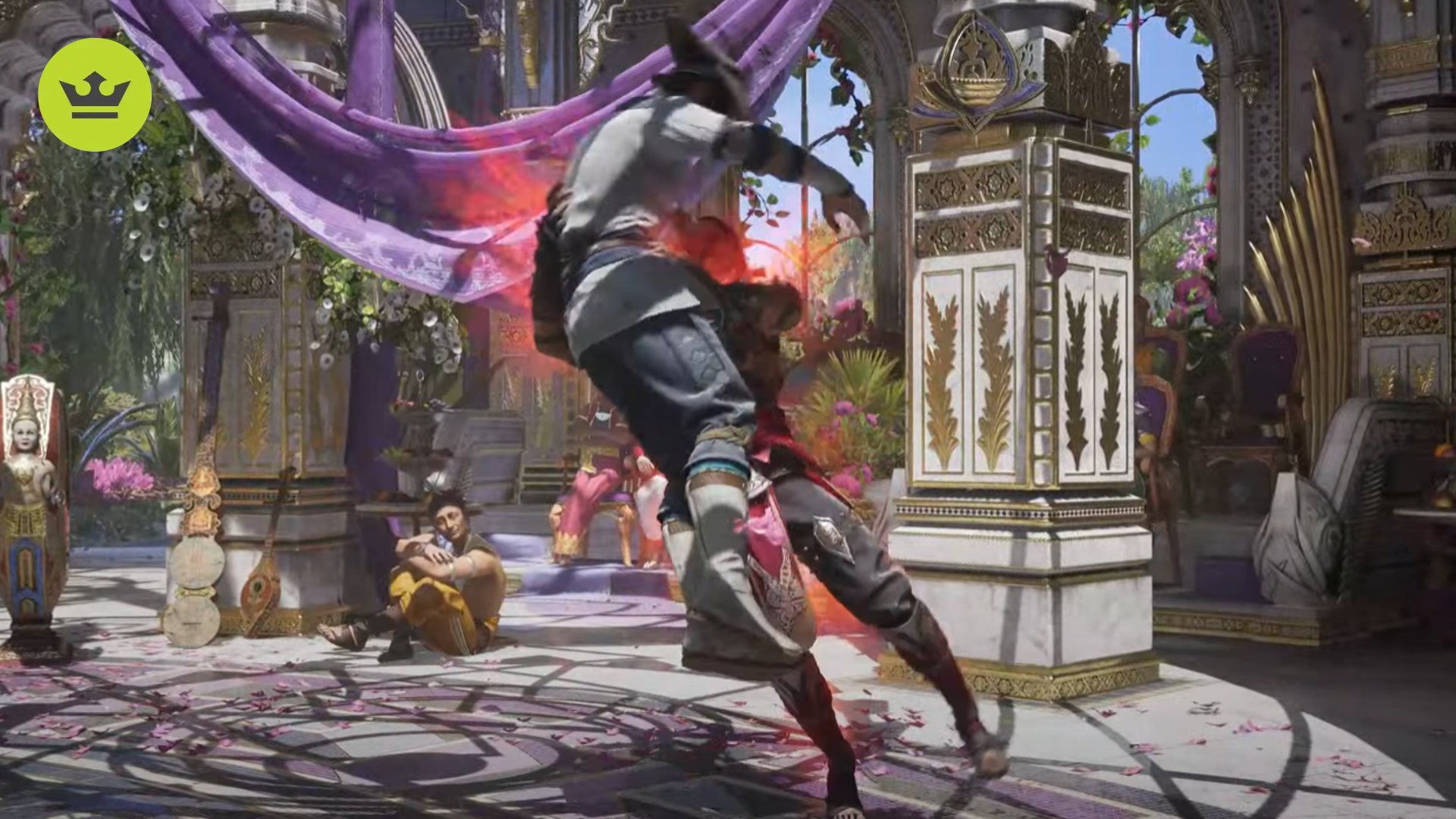 Mortal Kombat 1 characters: Reiko can be seen grabbing someone