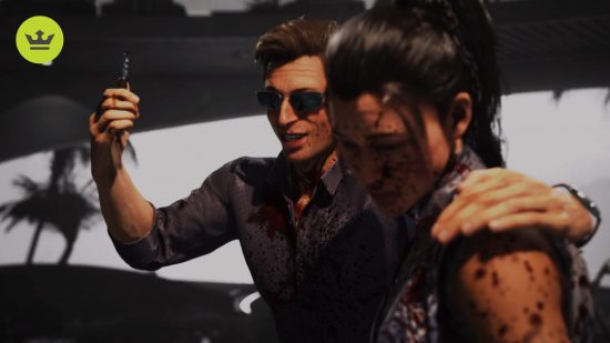 Mortal Kombat 1 Fatalities: Johnny Cage can be seen walking with his opponent