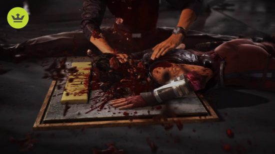 Mortal Kombat 1 Fatalities: Johnny Cage can be seen with his opponents face smashed into the ground