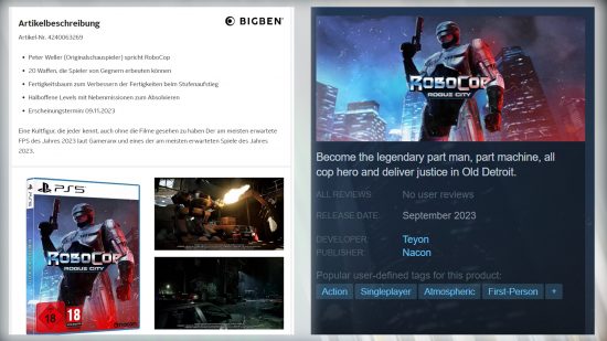 Robocop Rogue City release date delay