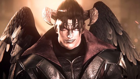 Tekken 8 characters: Devil Jin can be seen with wings and horns