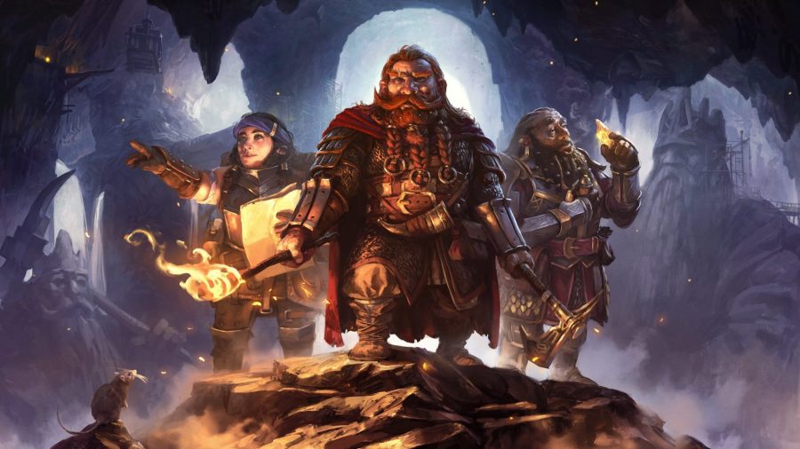 The Lord of The Rings Return To Moria: Three dwarves can be seen