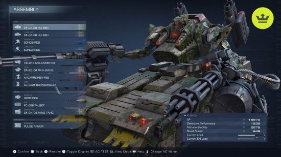 Armored Core 6 review: customization