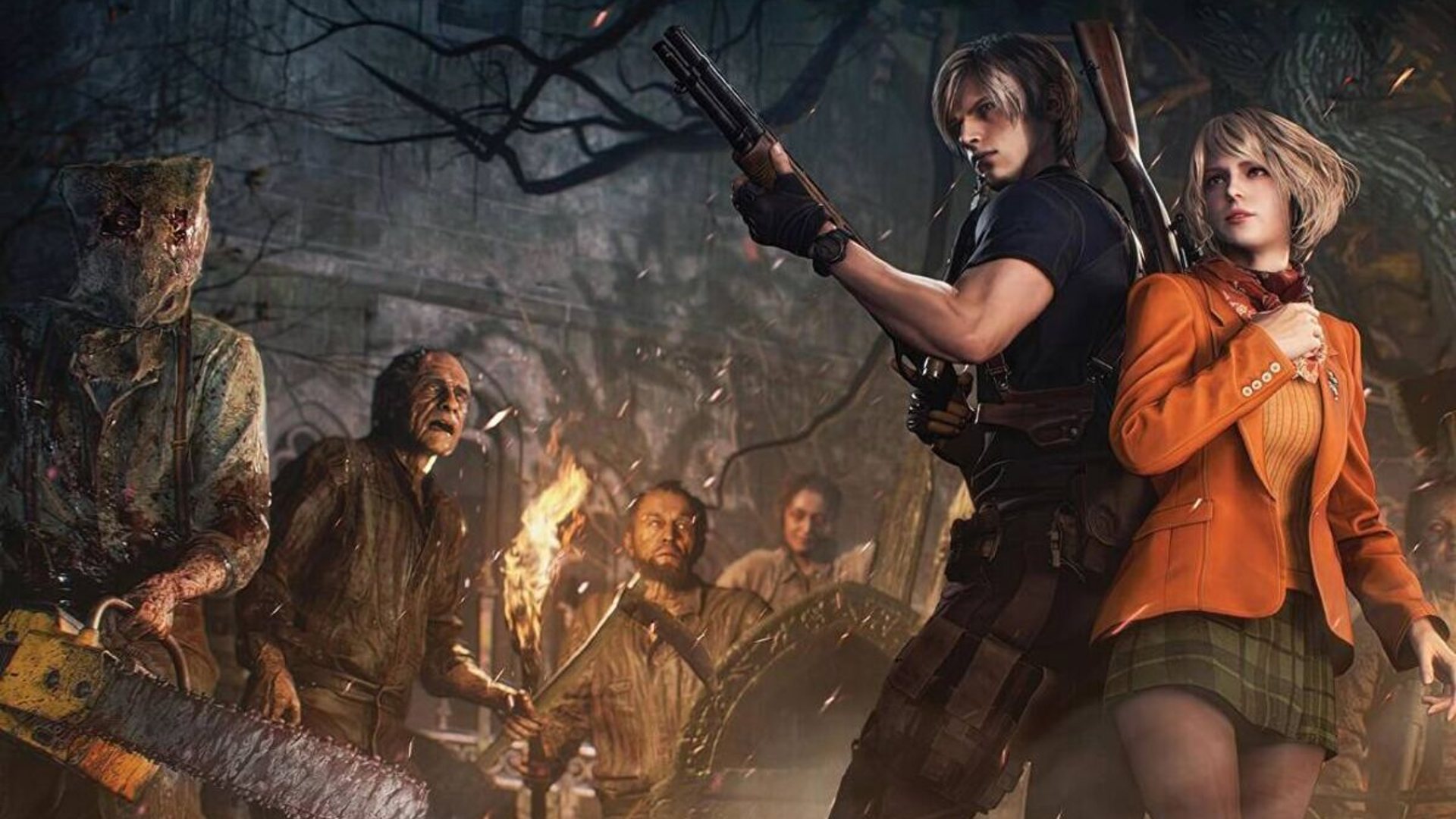 Best Games: Leon and Ashley can be seen with some zombies