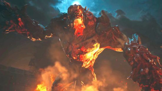 Best PS5 zombie games: a giant molten zombie in Back 4 Blood