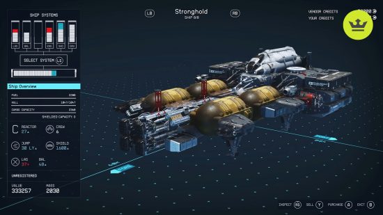 Best Starfield ships: Stronghold